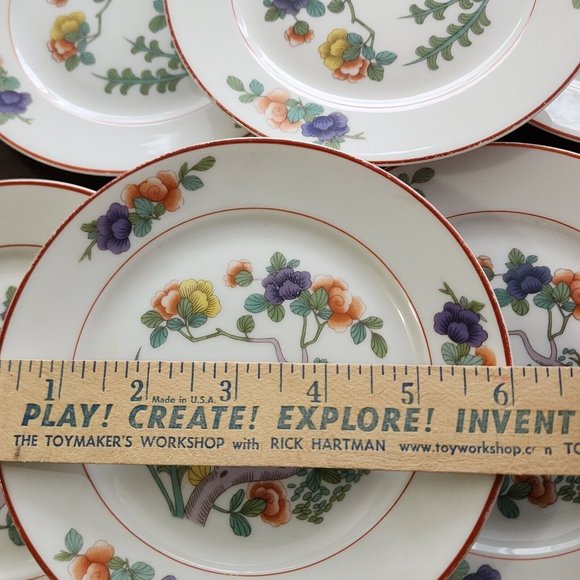 Set of 6 Rosenthal Indian Tree Dessert Plates 6" patented Oct16th 1923 - Picture 15 of 15